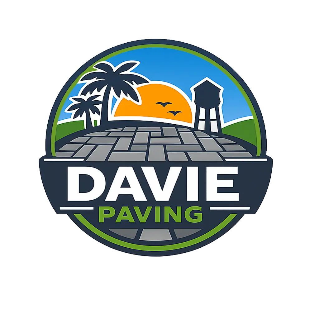 Paver installation logo representing paving services in Davie, FL.